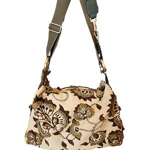 Mary Francis Hand-beaded Shoulder Handbag